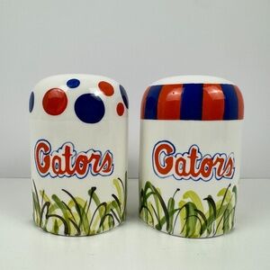 Vintage Y2K University of Florida Gators Large Salt and Pepper Shakers